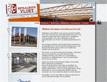 Tablet Screenshot of metaalbouw-vloet.nl
